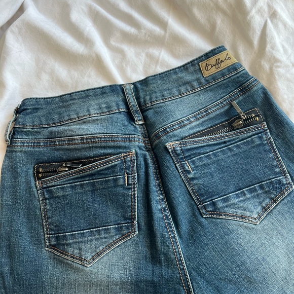 Buffalo Mid Rise skinny jeans with zip back pocket - Picture 3 of 5